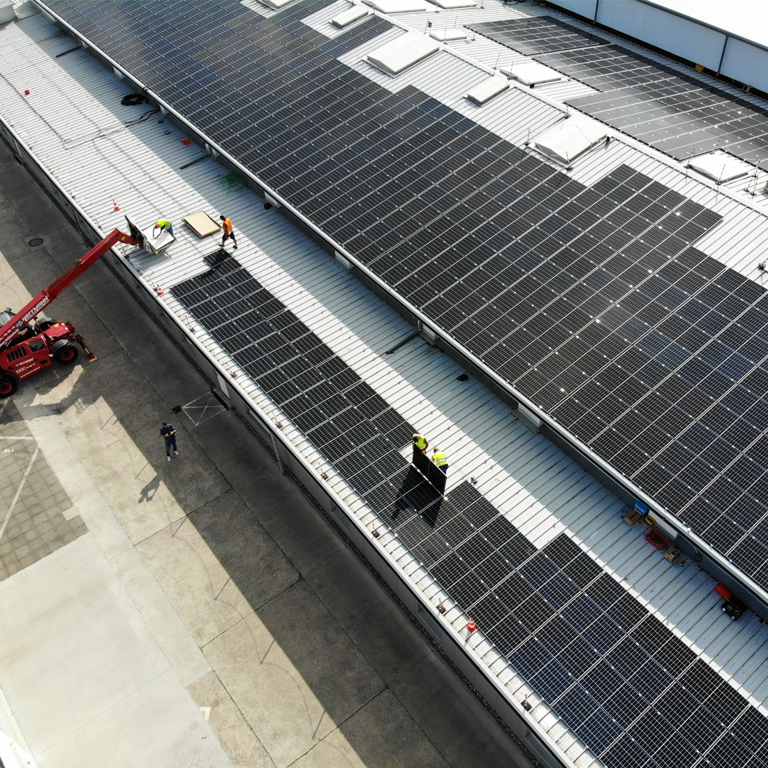 Dachinstallationen Photovoltaik Dachsystem